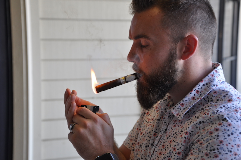 How to Smoke a Cigar: Lighting a Cigar with a Butane Torch lighter